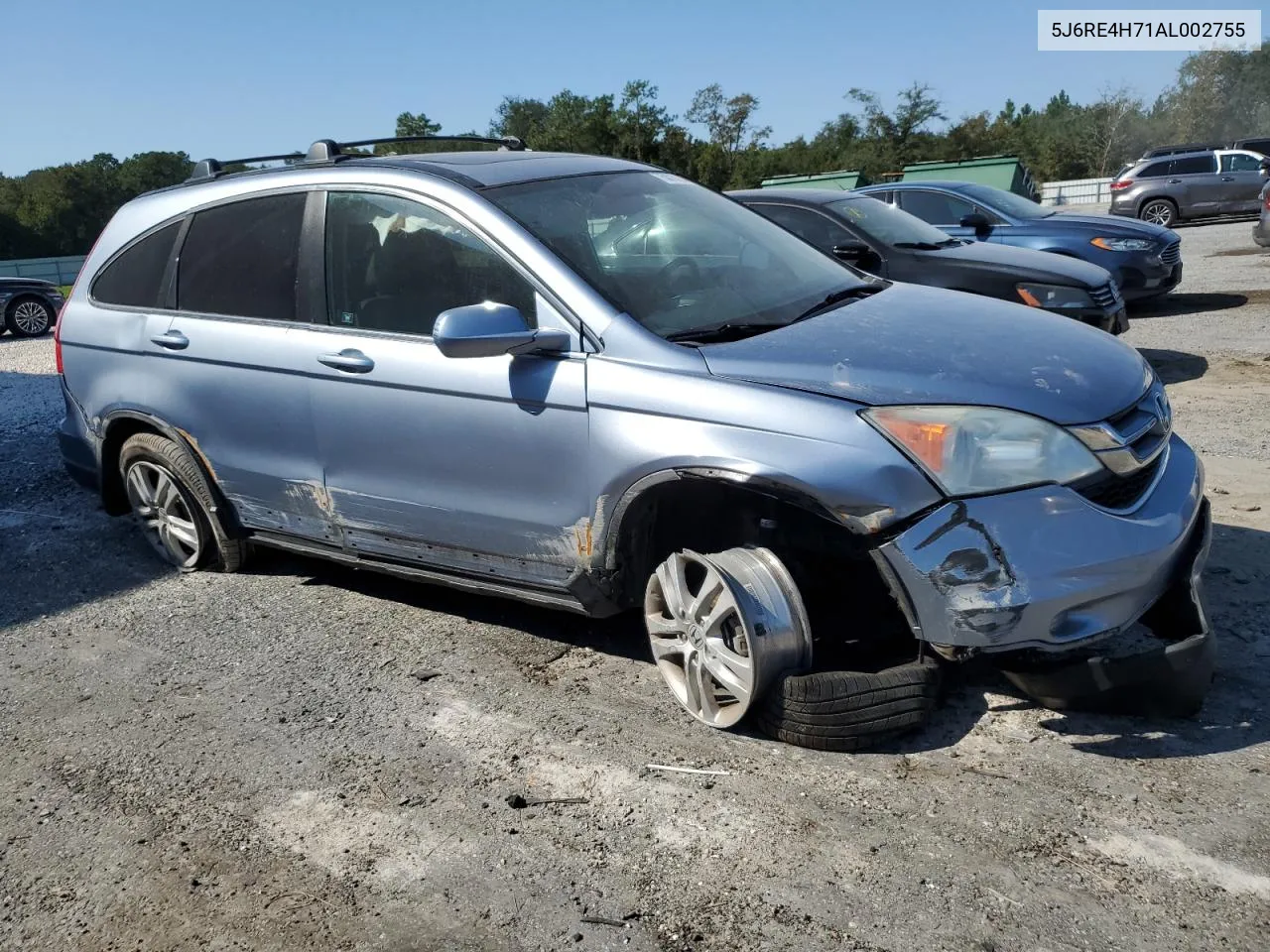 2010 Honda Cr-V Exl VIN: 5J6RE4H71AL002755 Lot: 75673134