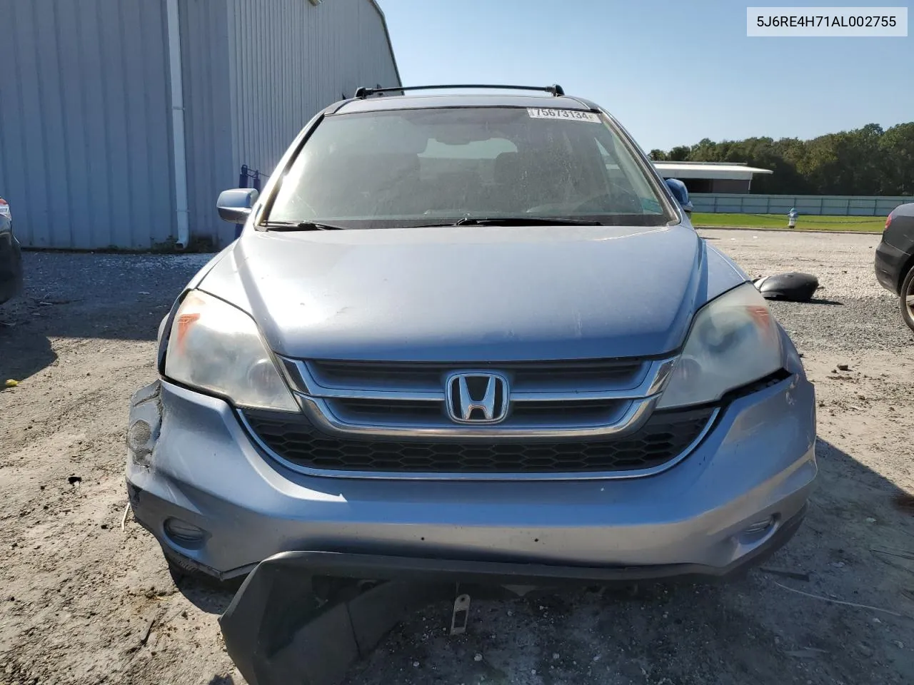 2010 Honda Cr-V Exl VIN: 5J6RE4H71AL002755 Lot: 75673134