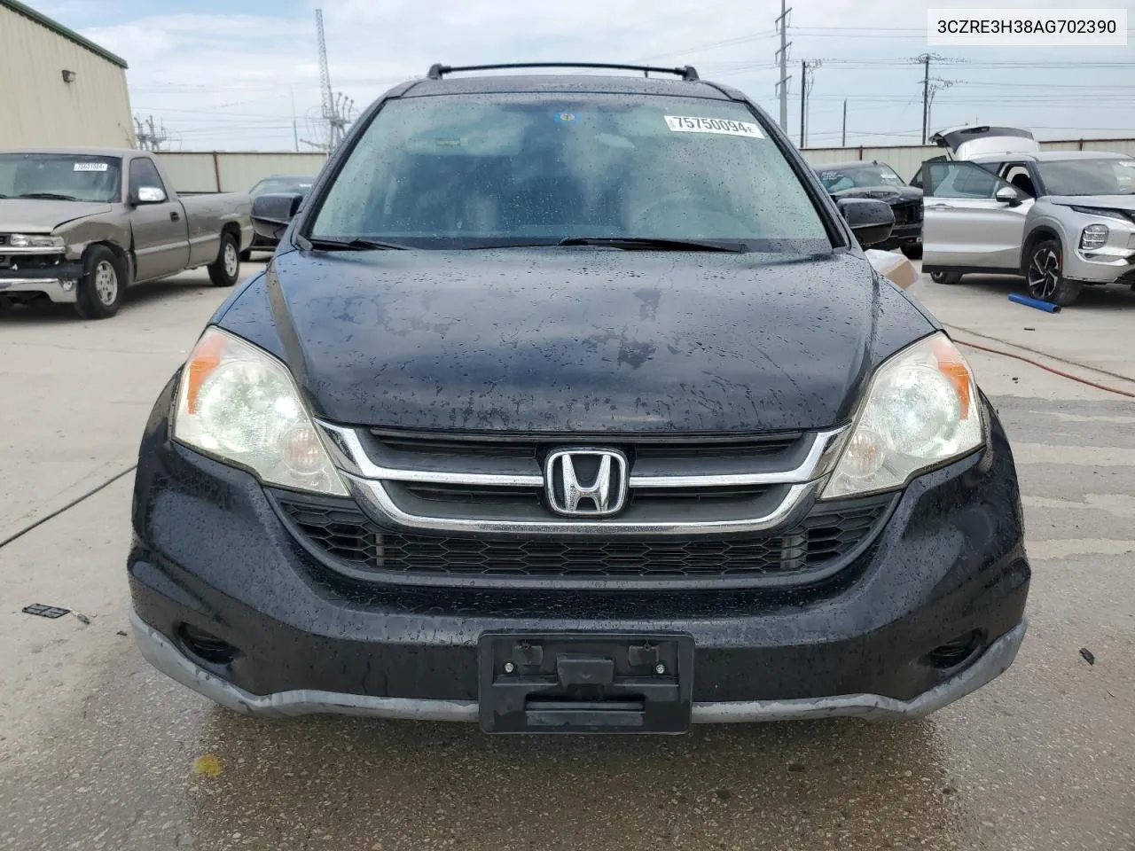 2010 Honda Cr-V Lx VIN: 3CZRE3H38AG702390 Lot: 75750094