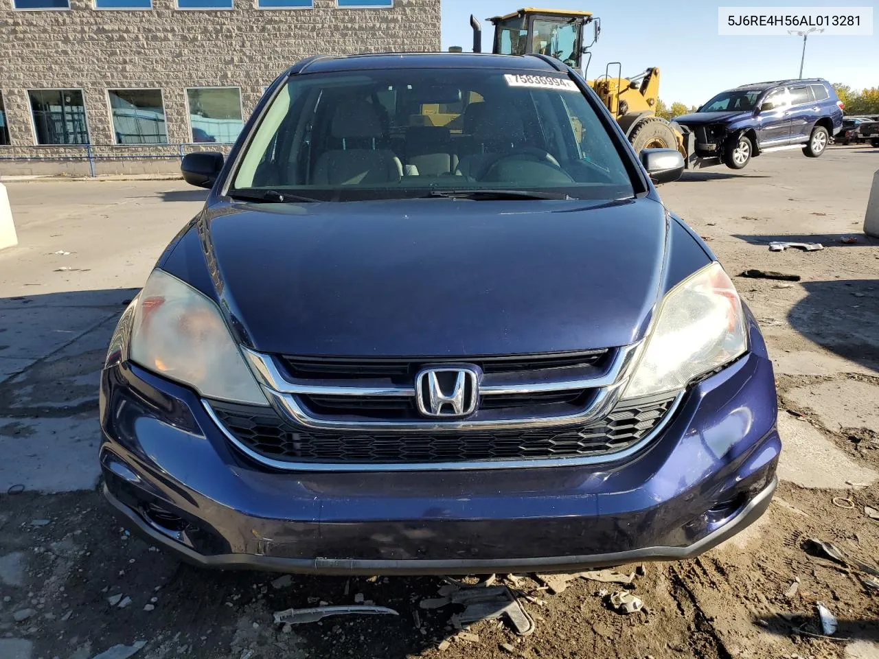 2010 Honda Cr-V Ex VIN: 5J6RE4H56AL013281 Lot: 75836994