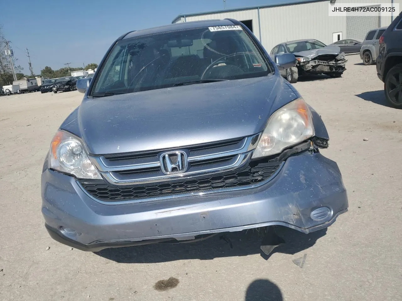 2010 Honda Cr-V Exl VIN: JHLRE4H72AC009125 Lot: 75857084