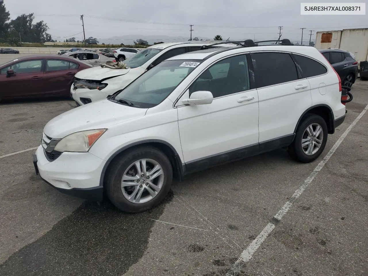 5J6RE3H7XAL008371 2010 Honda Cr-V Exl