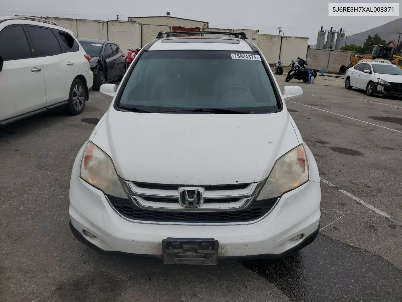 5J6RE3H7XAL008371 2010 Honda Cr-V Exl