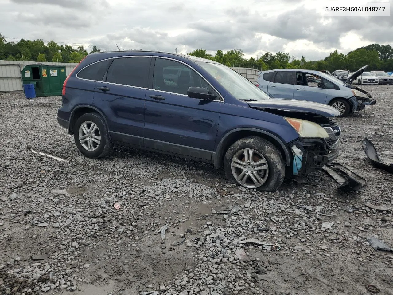 2010 Honda Cr-V Ex VIN: 5J6RE3H50AL048747 Lot: 75922234