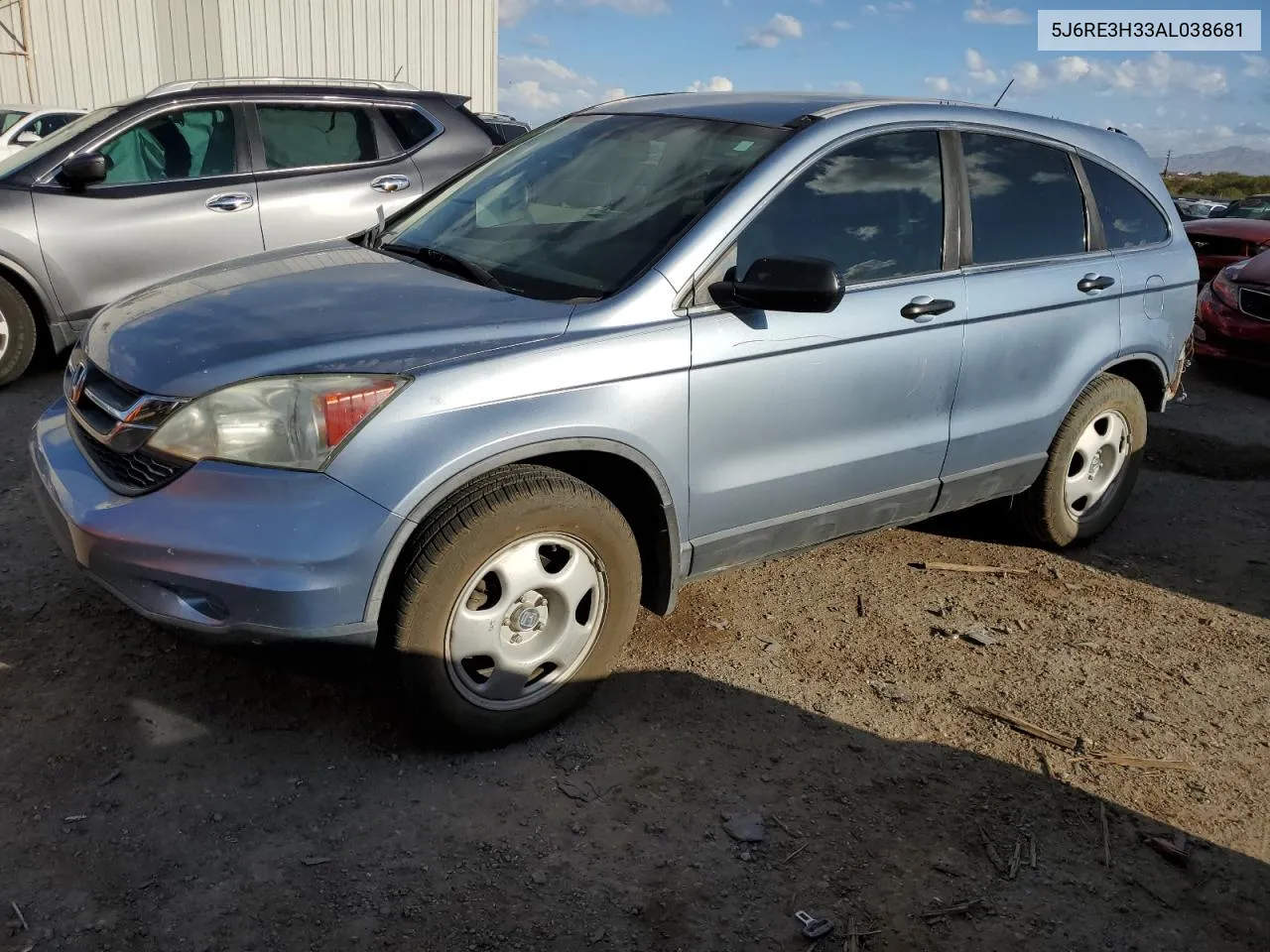 2010 Honda Cr-V Lx VIN: 5J6RE3H33AL038681 Lot: 76026474