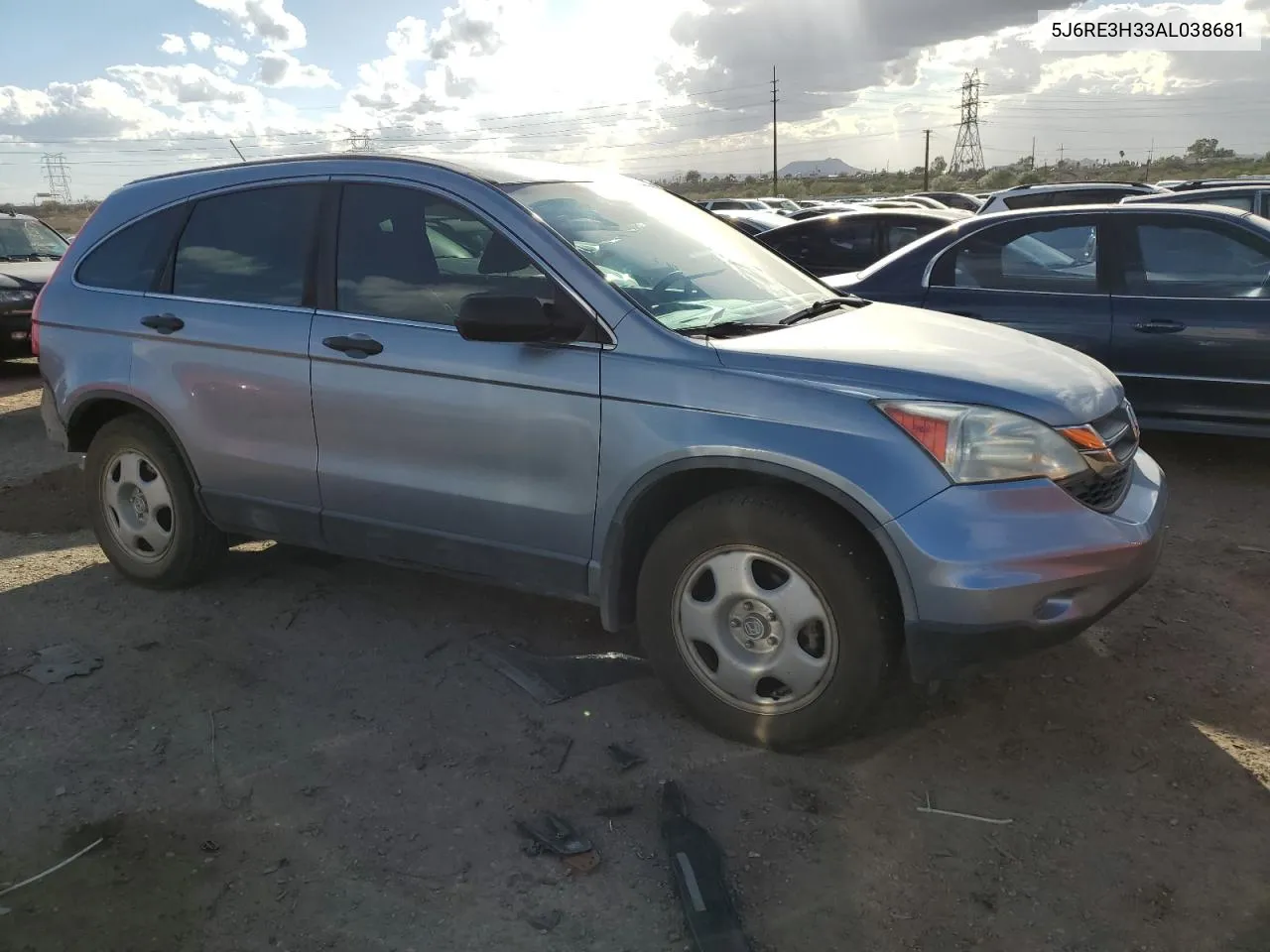 2010 Honda Cr-V Lx VIN: 5J6RE3H33AL038681 Lot: 76026474