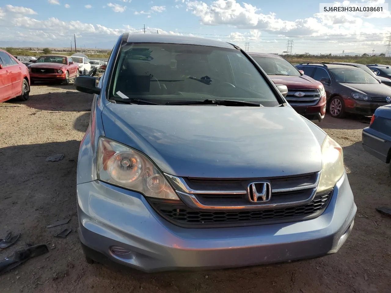 2010 Honda Cr-V Lx VIN: 5J6RE3H33AL038681 Lot: 76026474