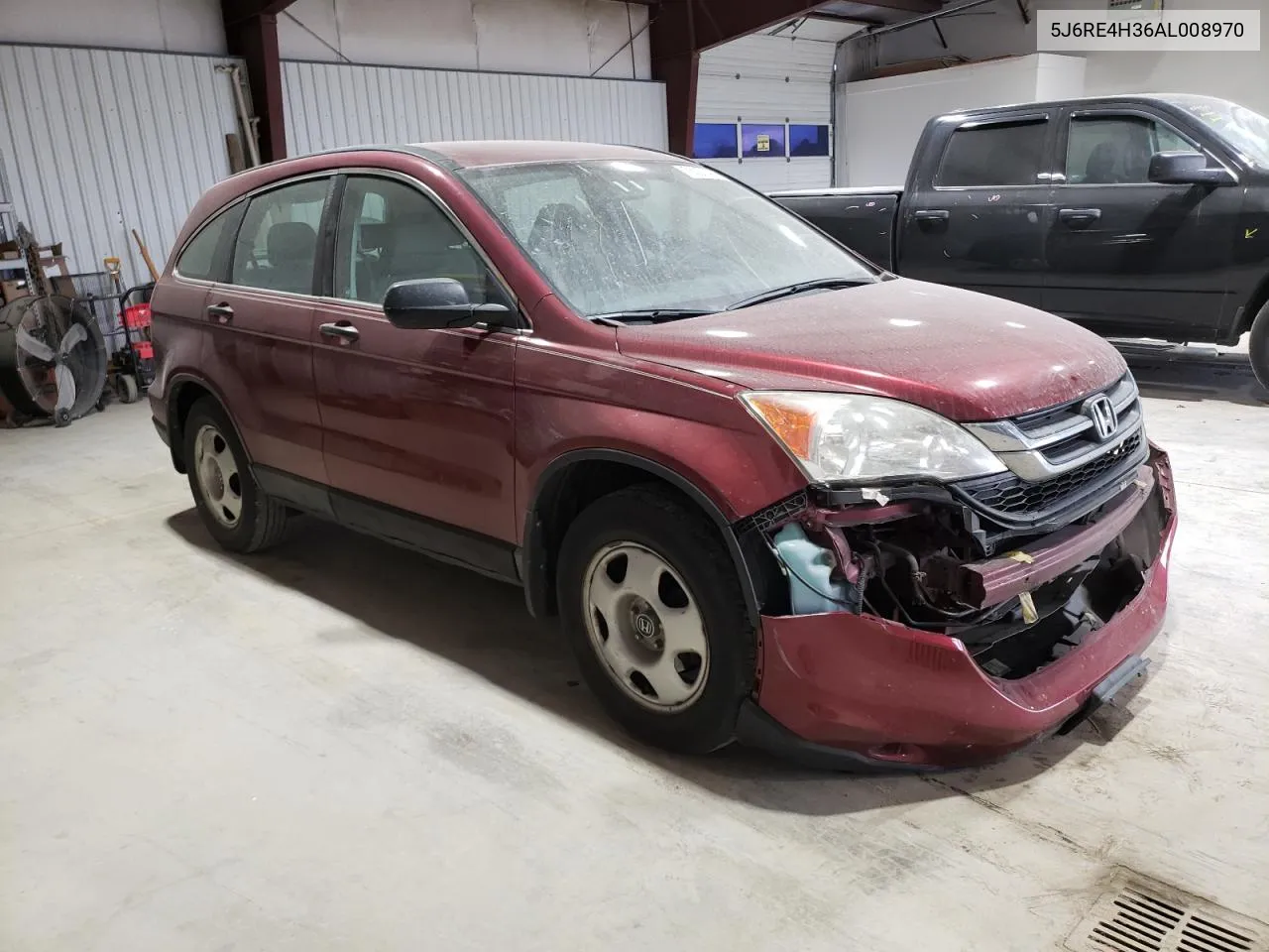 2010 Honda Cr-V Lx VIN: 5J6RE4H36AL008970 Lot: 76031484