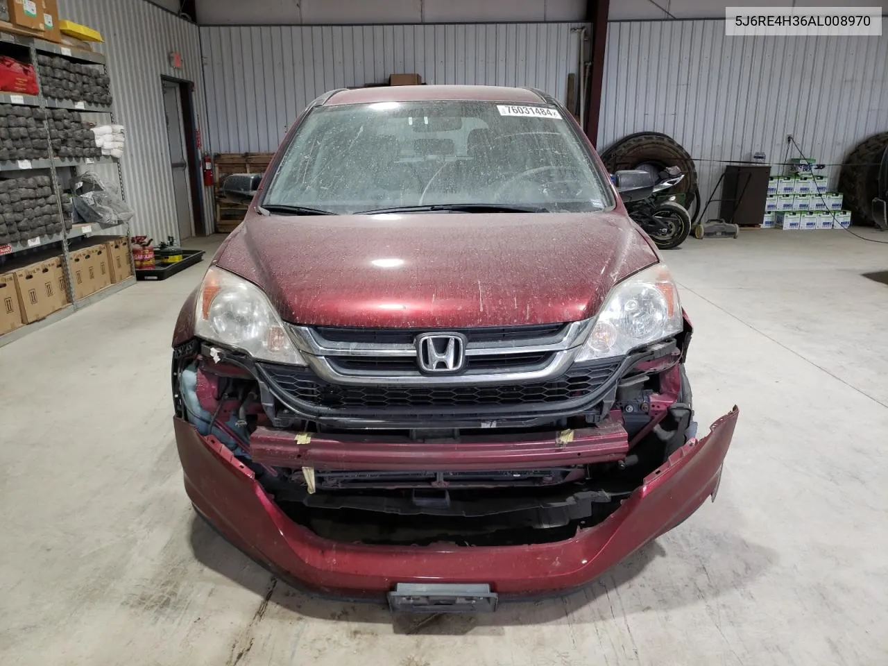 2010 Honda Cr-V Lx VIN: 5J6RE4H36AL008970 Lot: 76031484