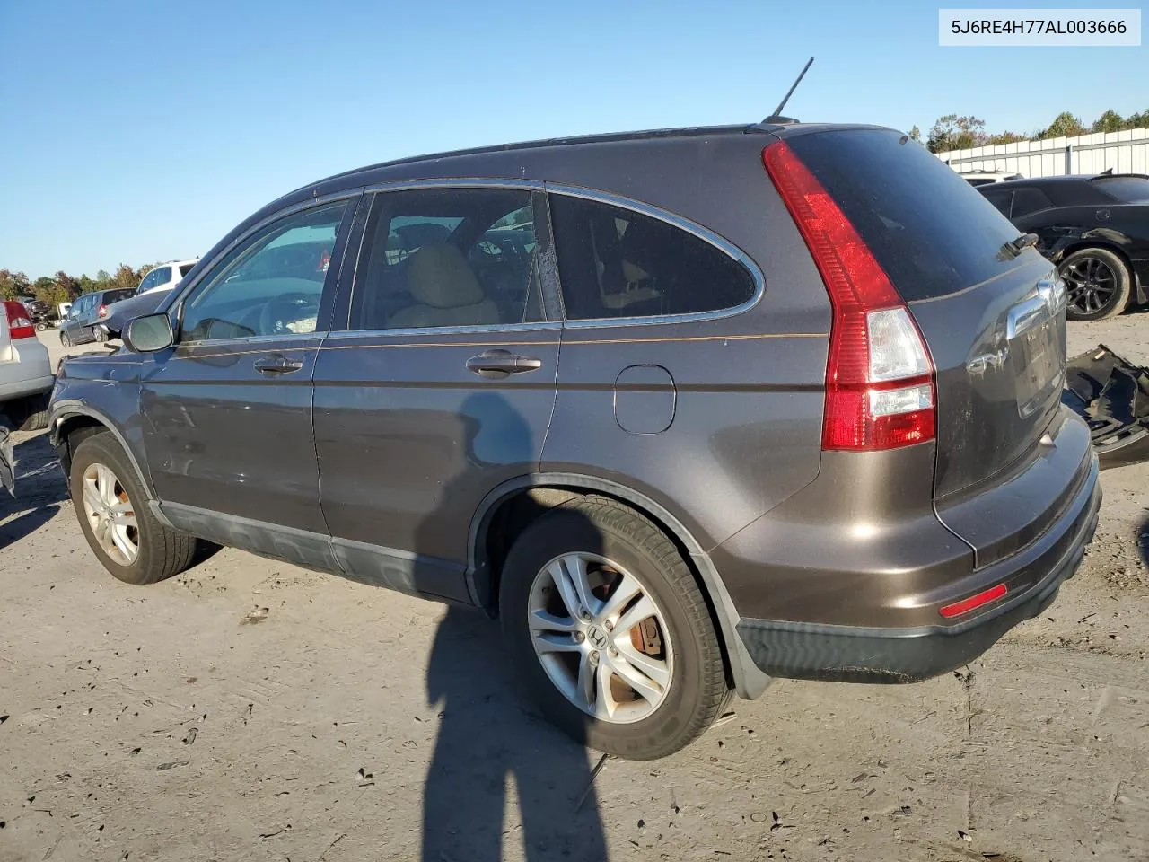 2010 Honda Cr-V Exl VIN: 5J6RE4H77AL003666 Lot: 76153114