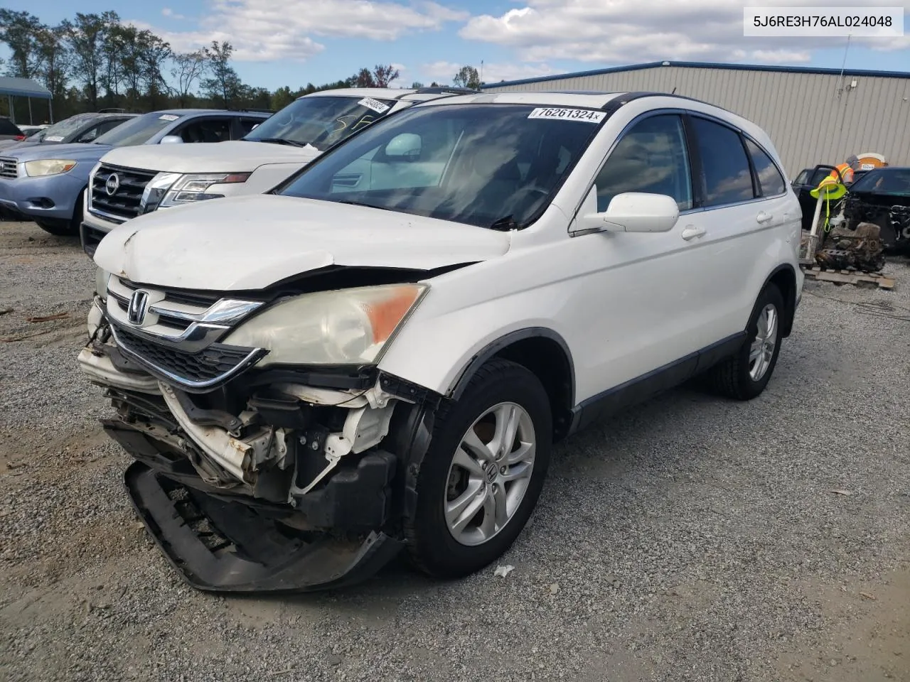 2010 Honda Cr-V Exl VIN: 5J6RE3H76AL024048 Lot: 76261324