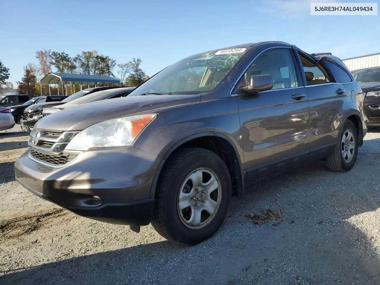 2010 Honda Cr-V Exl VIN: 5J6RE3H74AL049434 Lot: 76415244