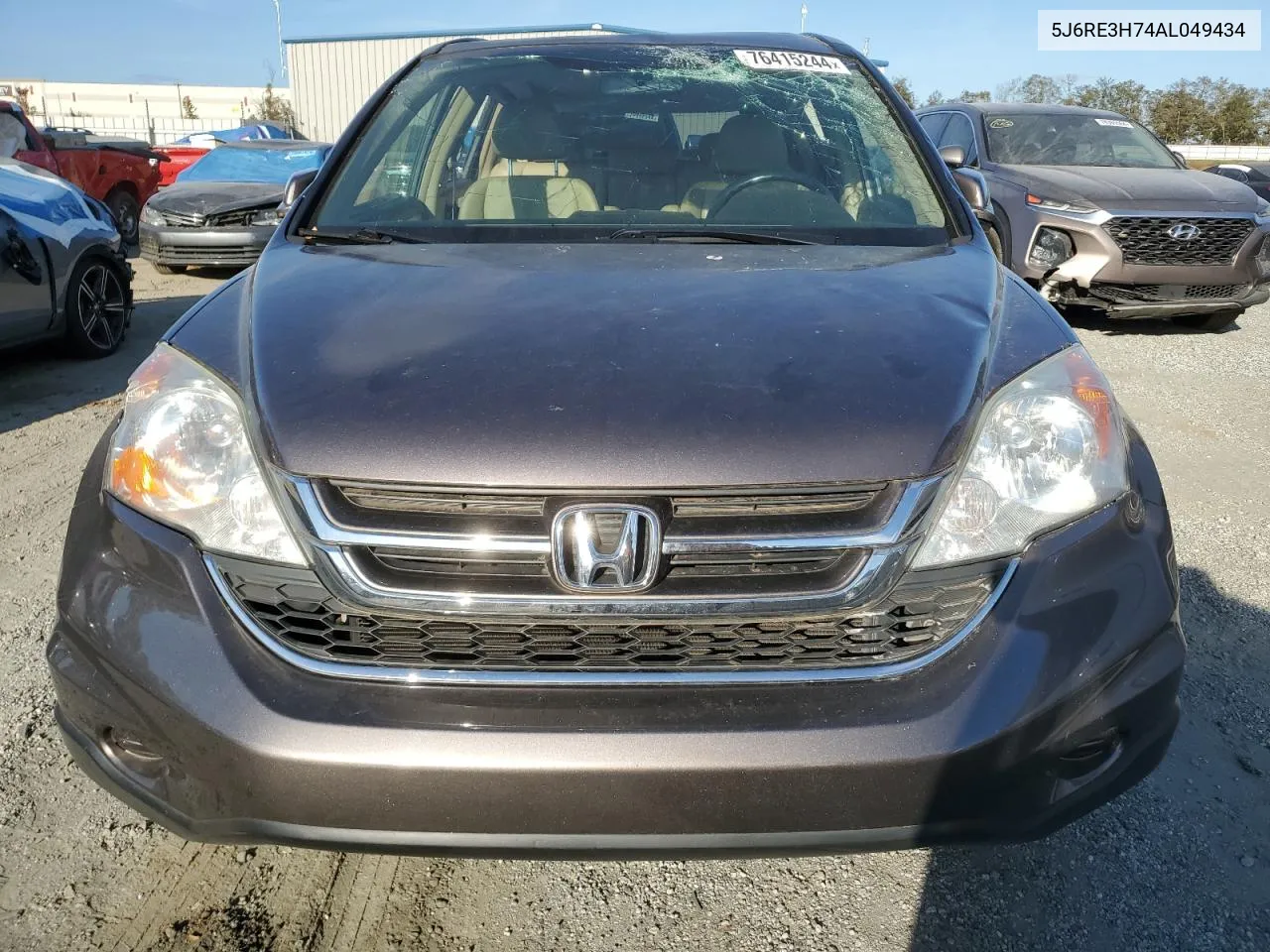 2010 Honda Cr-V Exl VIN: 5J6RE3H74AL049434 Lot: 76415244