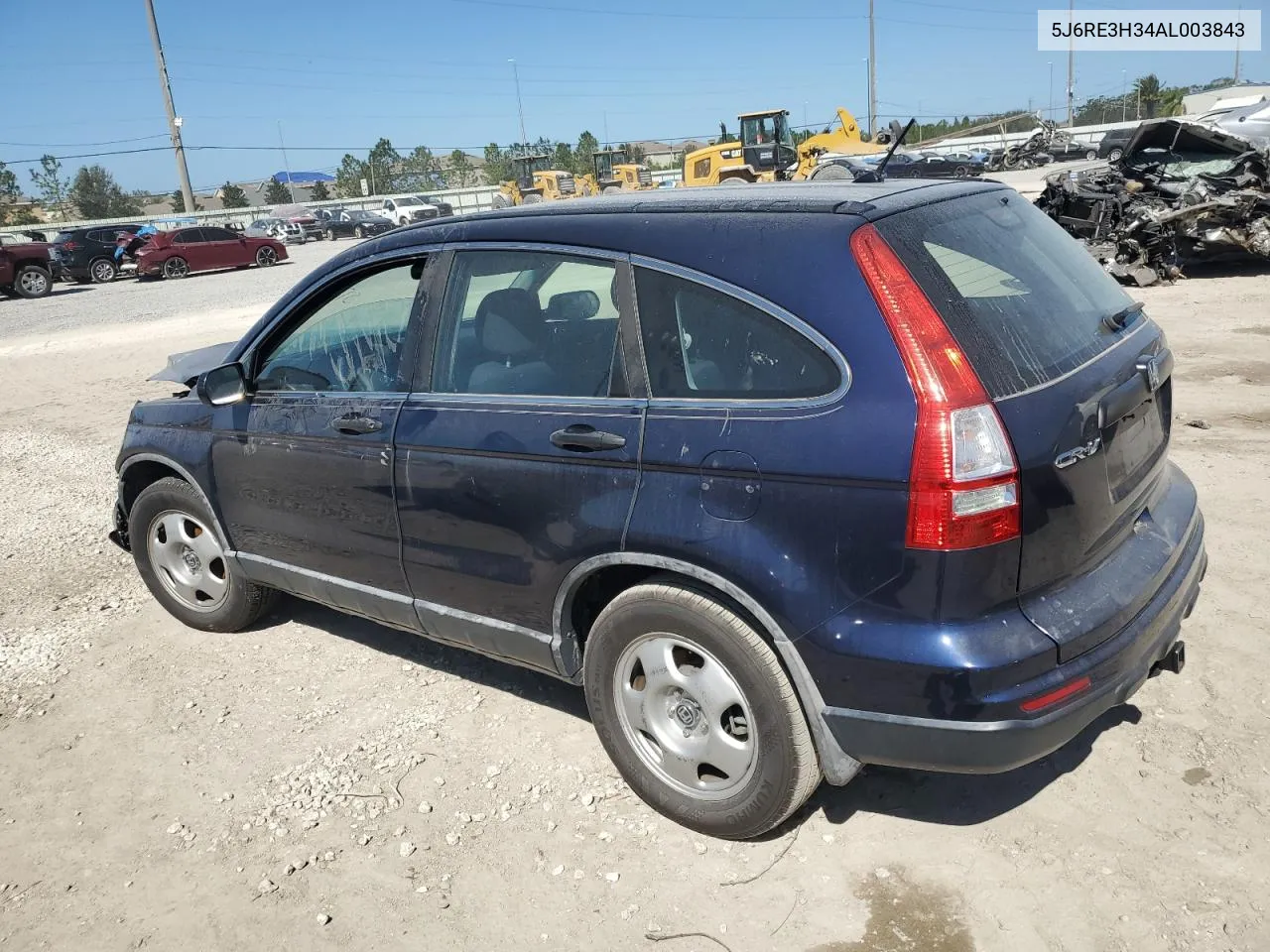 2010 Honda Cr-V Lx VIN: 5J6RE3H34AL003843 Lot: 76484504