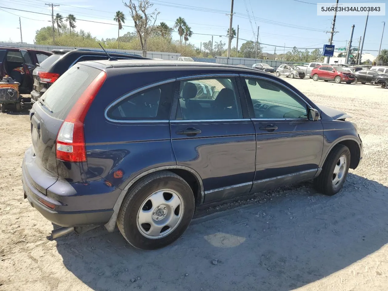 2010 Honda Cr-V Lx VIN: 5J6RE3H34AL003843 Lot: 76484504