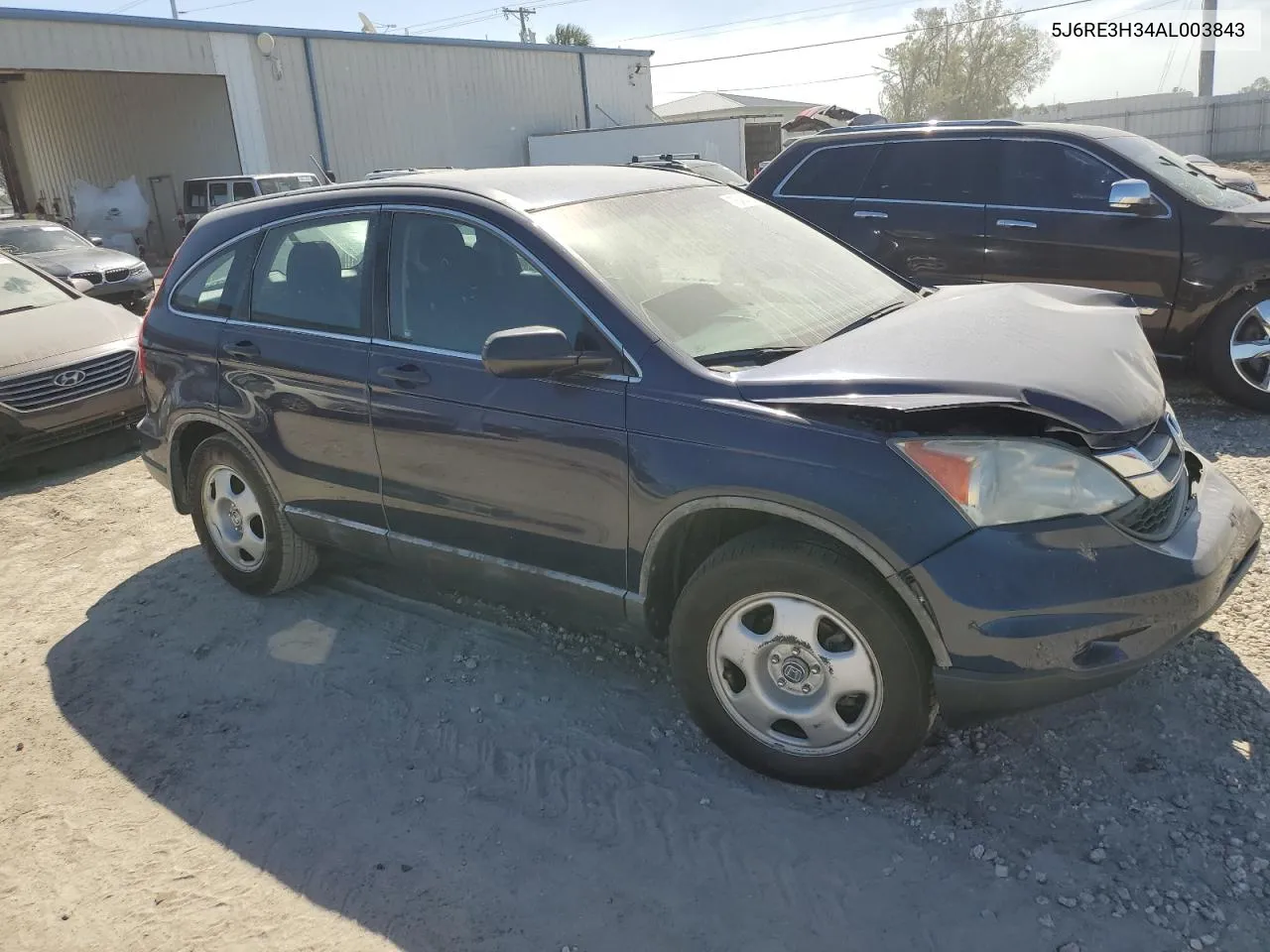 2010 Honda Cr-V Lx VIN: 5J6RE3H34AL003843 Lot: 76484504