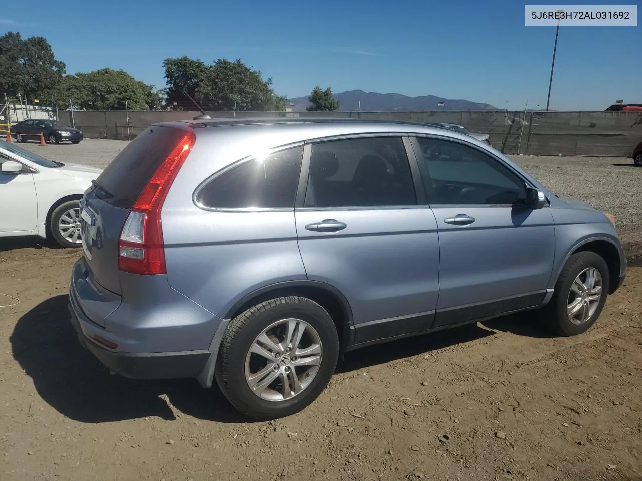 2010 Honda Cr-V Exl VIN: 5J6RE3H72AL031692 Lot: 76649624