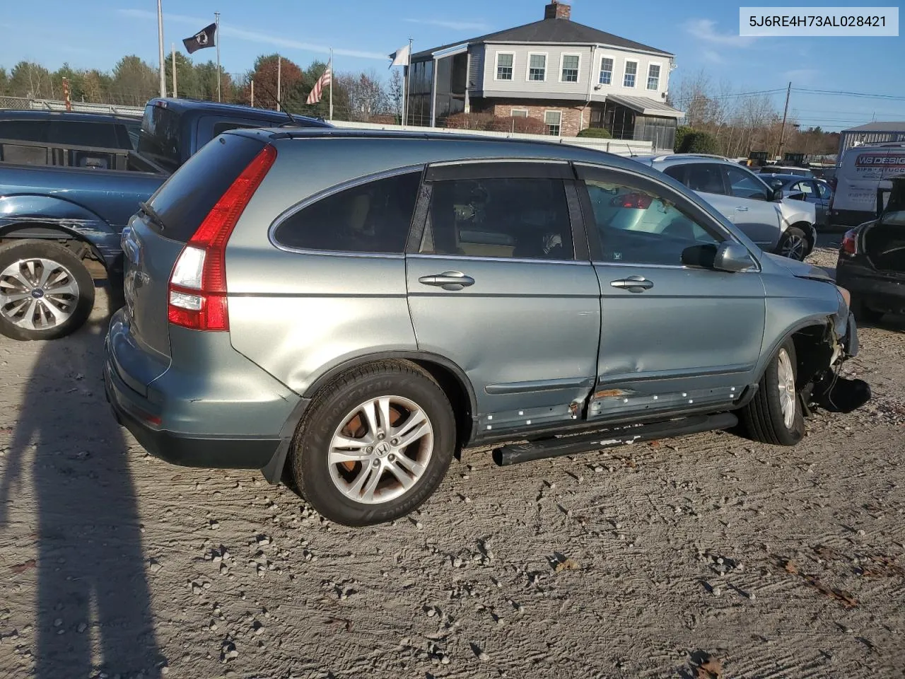 2010 Honda Cr-V Exl VIN: 5J6RE4H73AL028421 Lot: 76749824