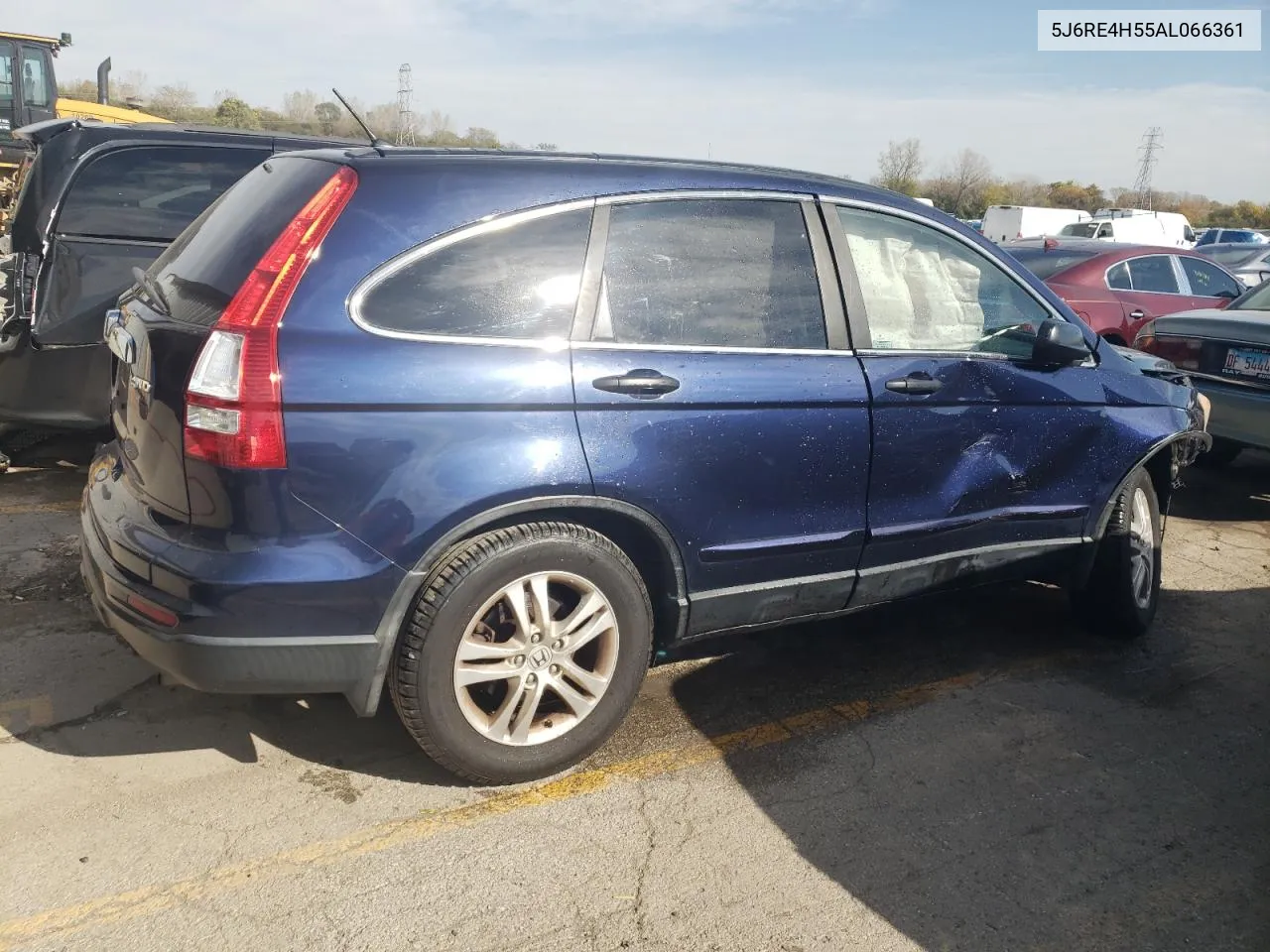 2010 Honda Cr-V Ex VIN: 5J6RE4H55AL066361 Lot: 76808334