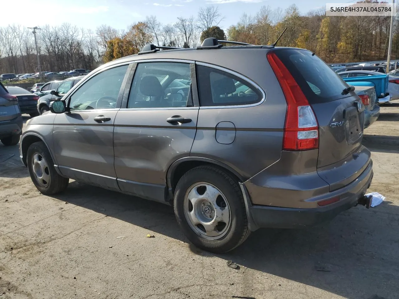 2010 Honda Cr-V Lx VIN: 5J6RE4H37AL045784 Lot: 76989954