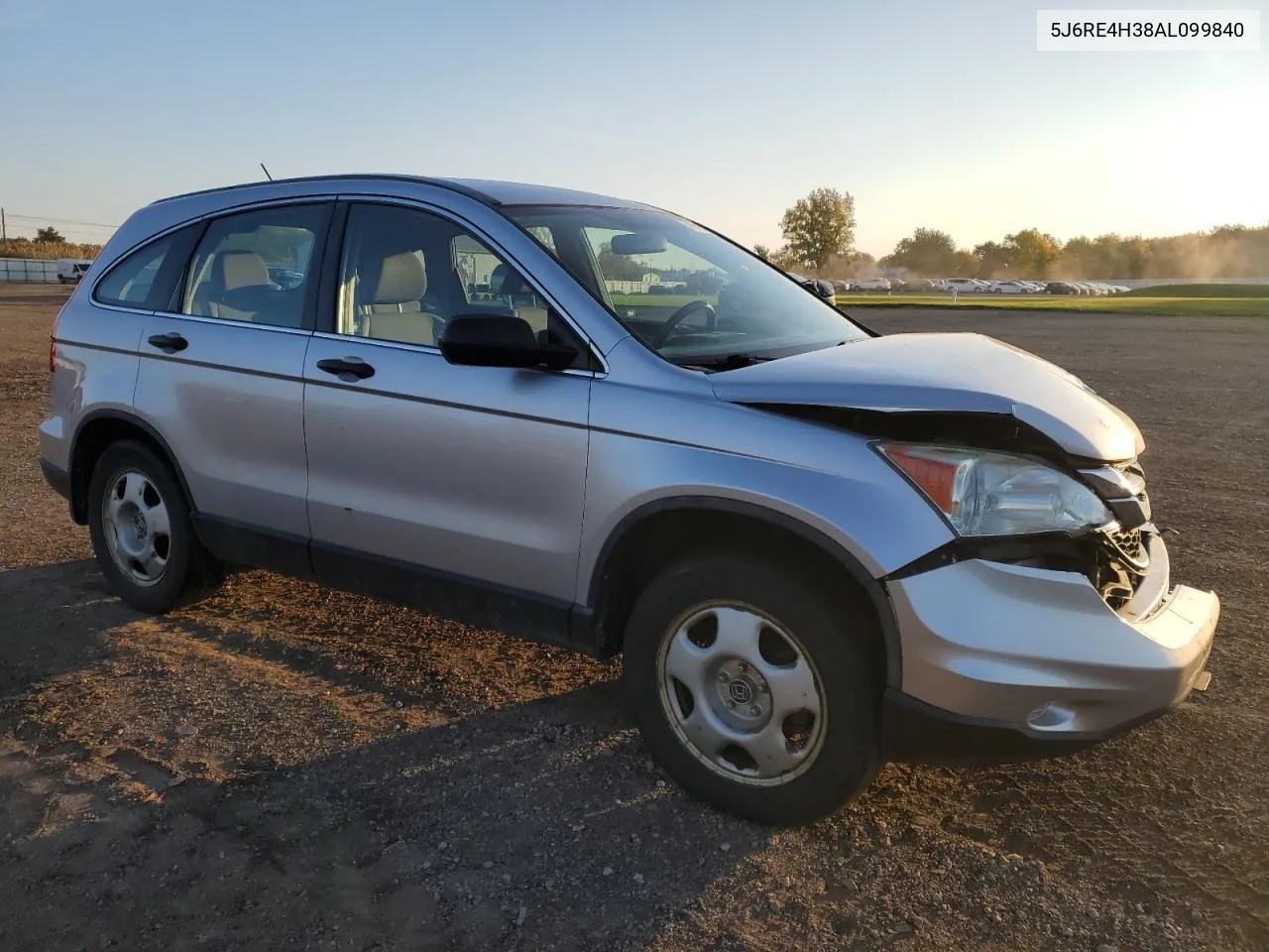 2010 Honda Cr-V Lx VIN: 5J6RE4H38AL099840 Lot: 77067864