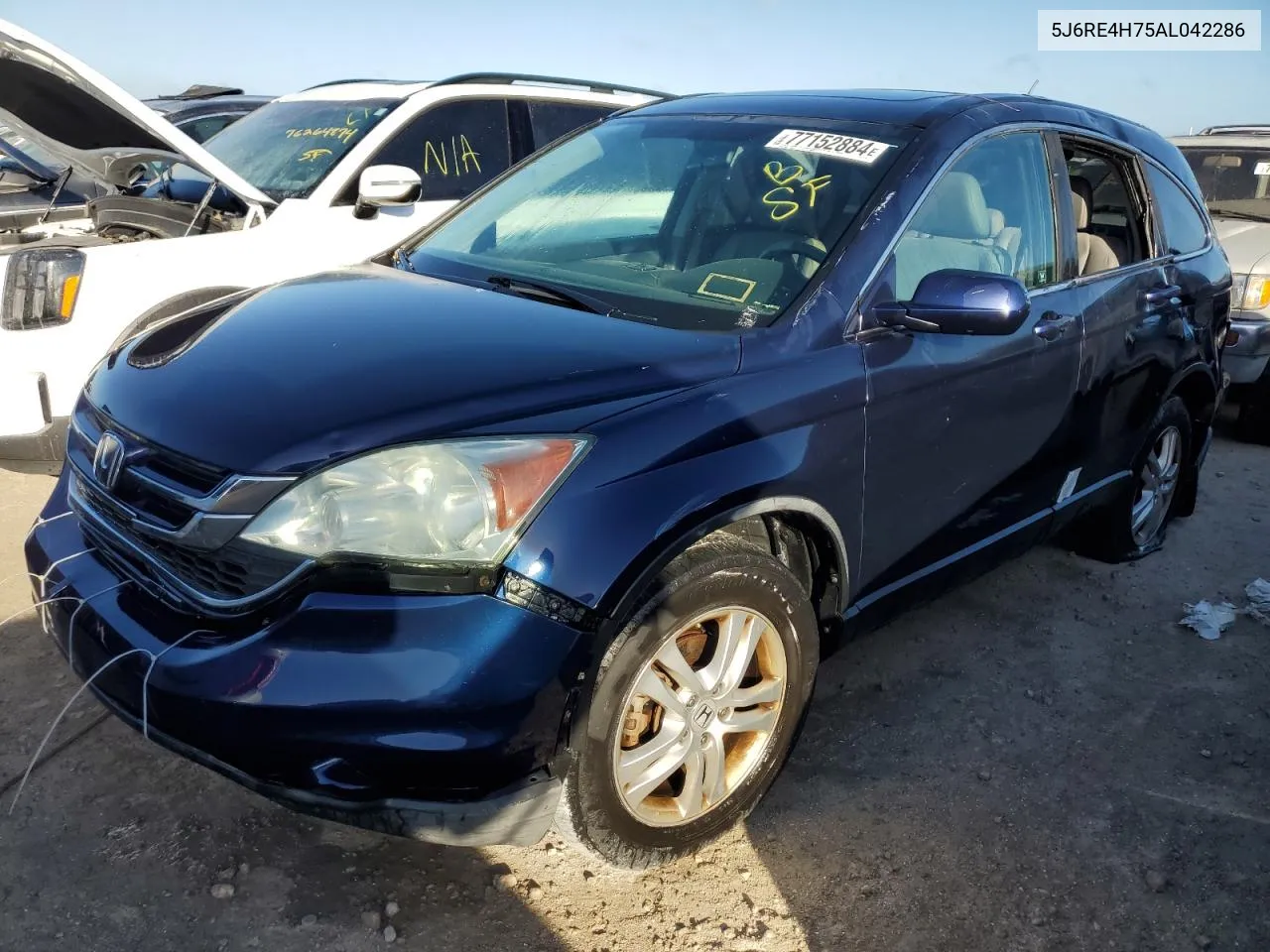 2010 Honda Cr-V Exl VIN: 5J6RE4H75AL042286 Lot: 77152884