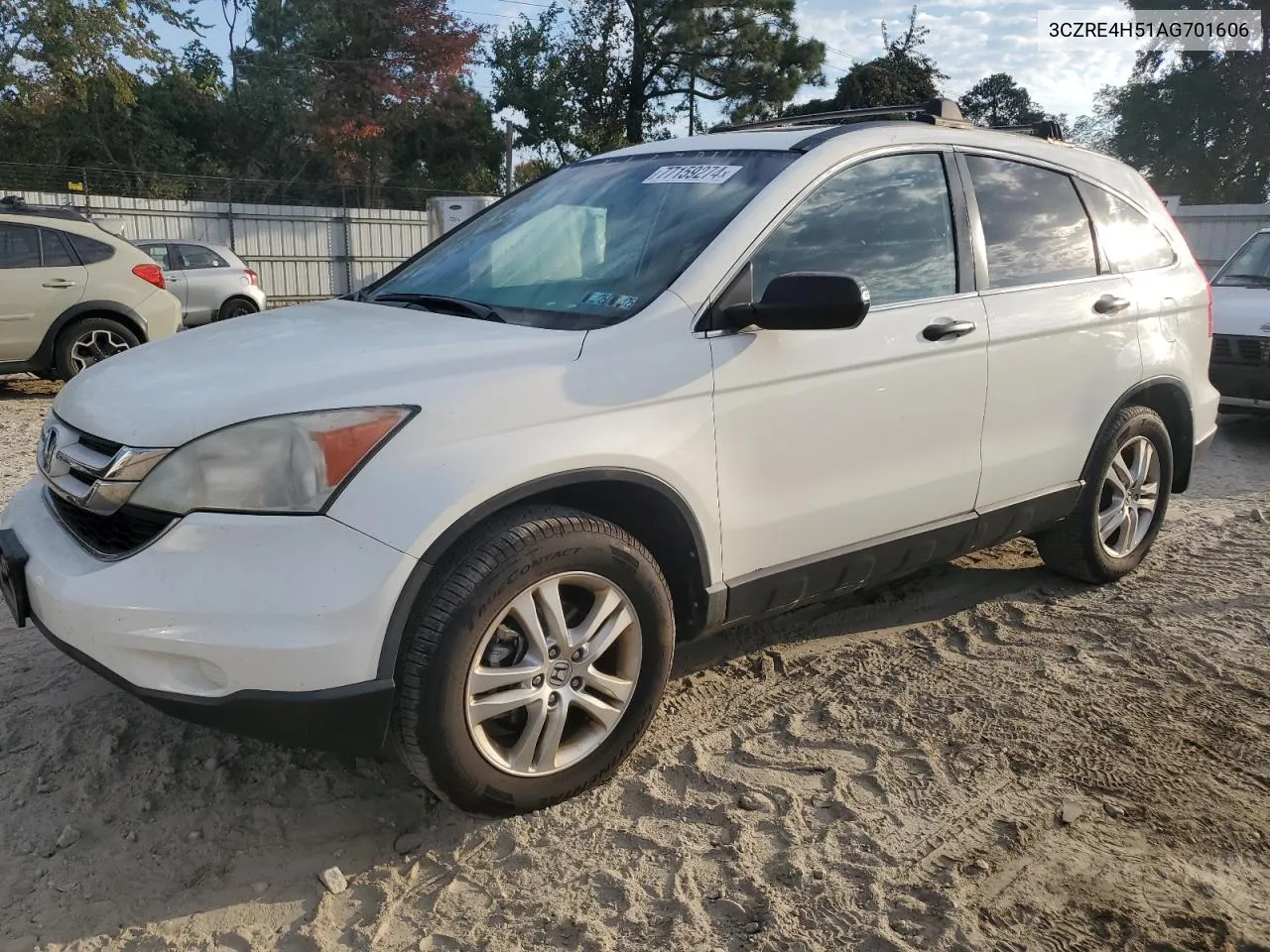 2010 Honda Cr-V Ex VIN: 3CZRE4H51AG701606 Lot: 77159274