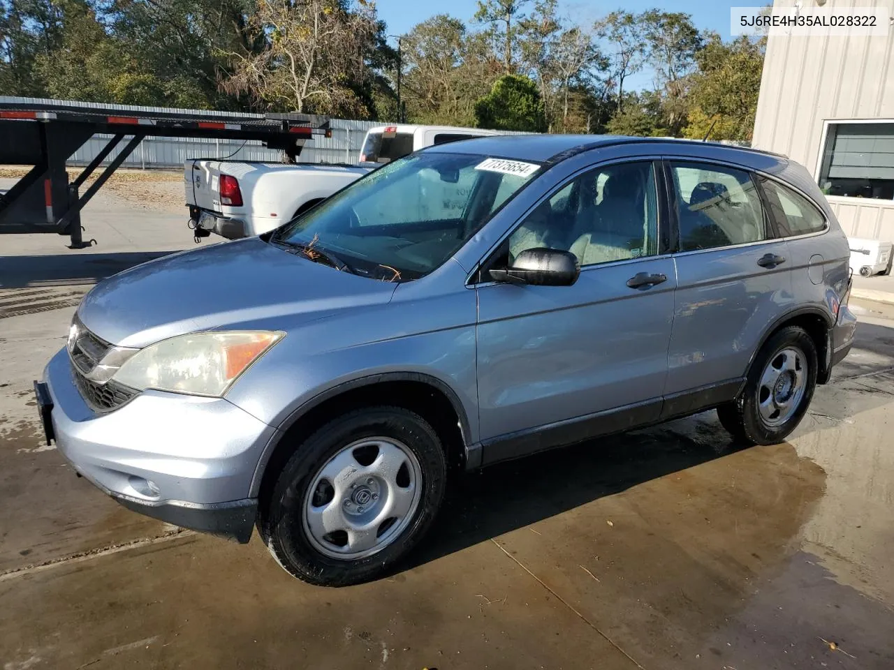 2010 Honda Cr-V Lx VIN: 5J6RE4H35AL028322 Lot: 77375654