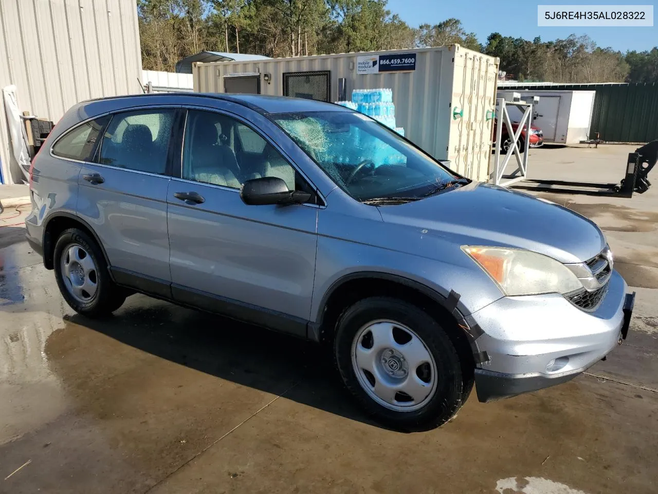 2010 Honda Cr-V Lx VIN: 5J6RE4H35AL028322 Lot: 77375654