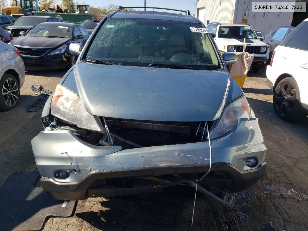 2010 Honda Cr-V Exl VIN: 5J6RE4H76AL017235 Lot: 77436664