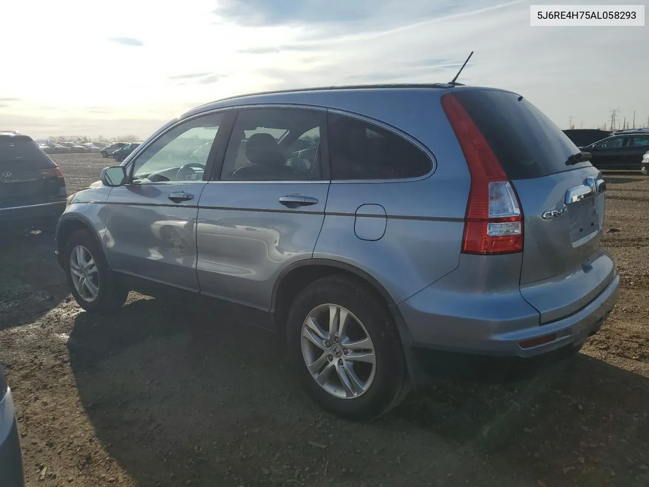 2010 Honda Cr-V Exl VIN: 5J6RE4H75AL058293 Lot: 77858874