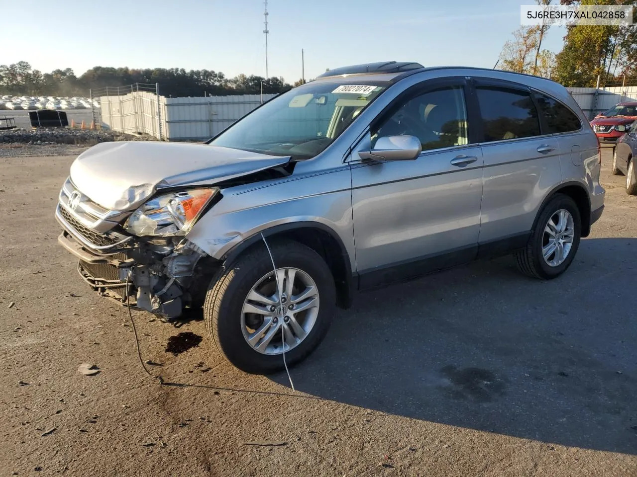 2010 Honda Cr-V Exl VIN: 5J6RE3H7XAL042858 Lot: 78027074