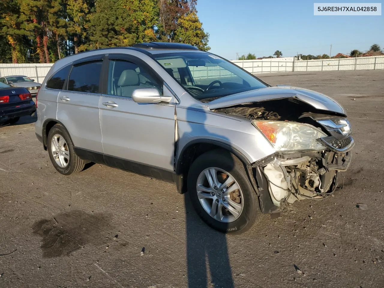 2010 Honda Cr-V Exl VIN: 5J6RE3H7XAL042858 Lot: 78027074