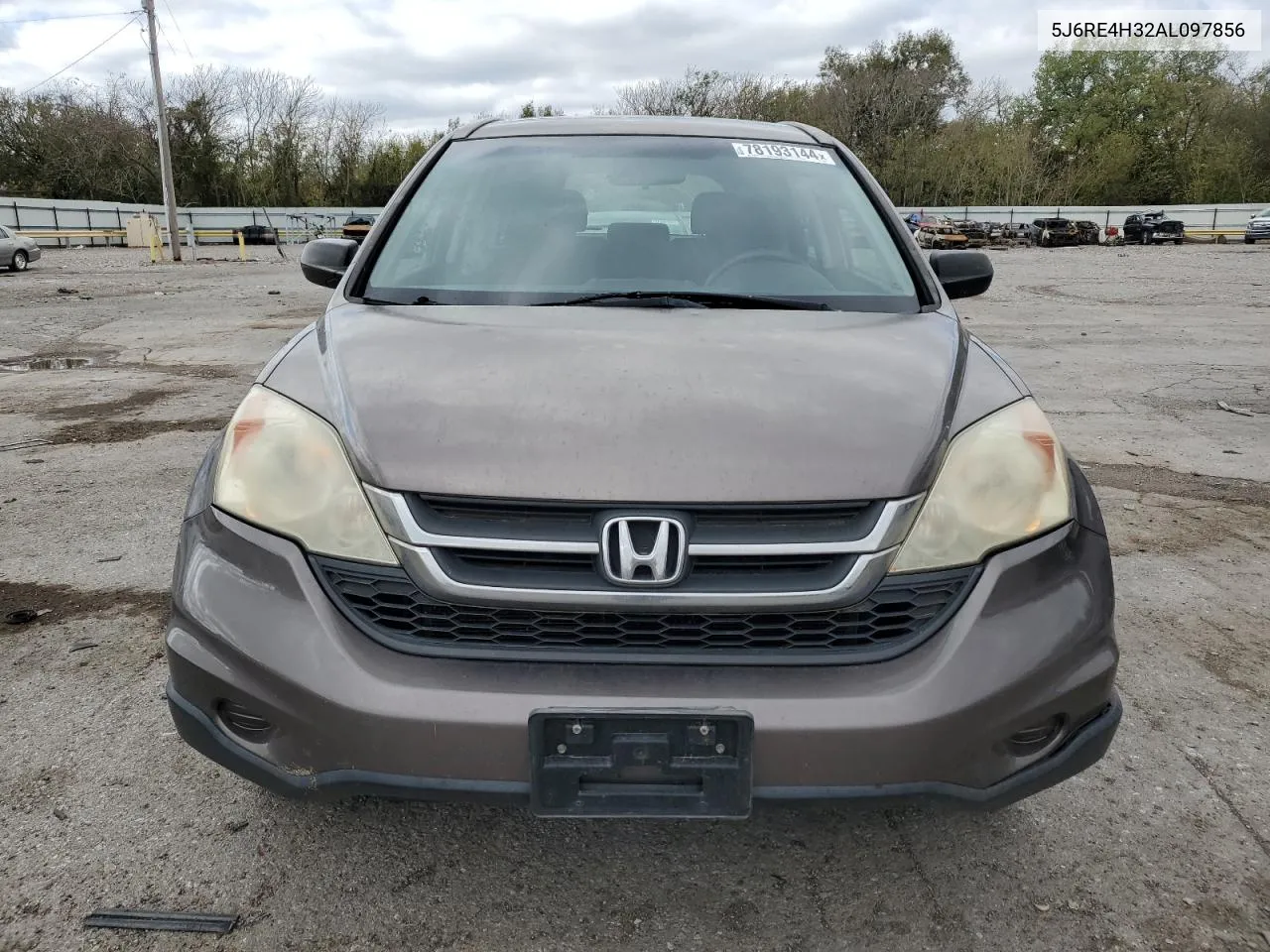 2010 Honda Cr-V Lx VIN: 5J6RE4H32AL097856 Lot: 78193144