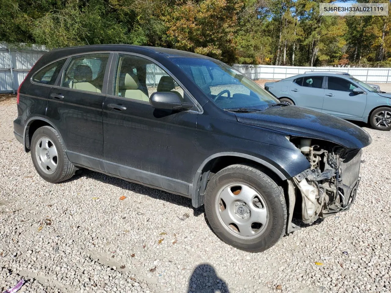 2010 Honda Cr-V Lx VIN: 5J6RE3H33AL021119 Lot: 78431364