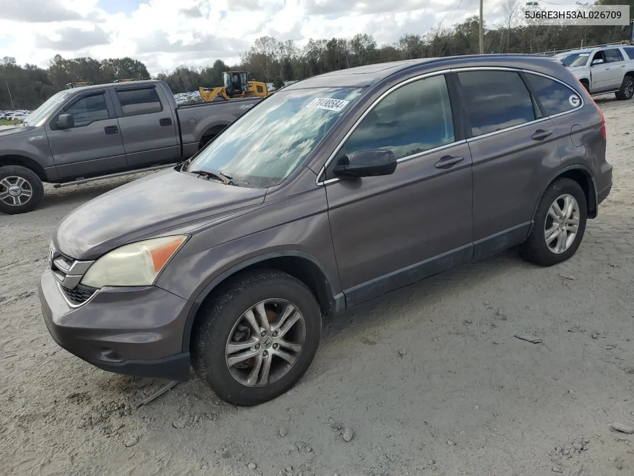 2010 Honda Cr-V Ex VIN: 5J6RE3H53AL026709 Lot: 78498584