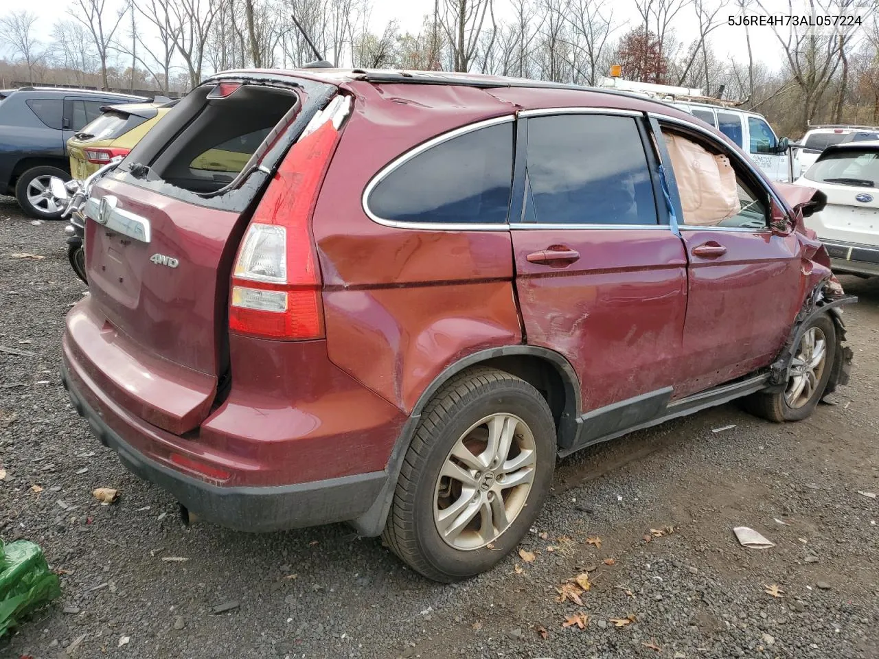 2010 Honda Cr-V Exl VIN: 5J6RE4H73AL057224 Lot: 78580234