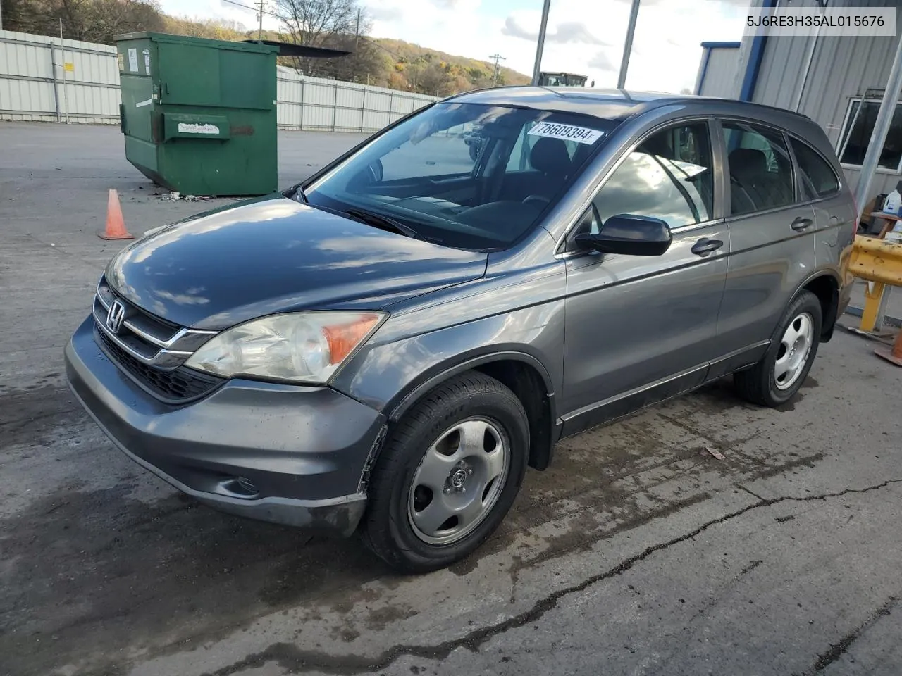 2010 Honda Cr-V Lx VIN: 5J6RE3H35AL015676 Lot: 78609394