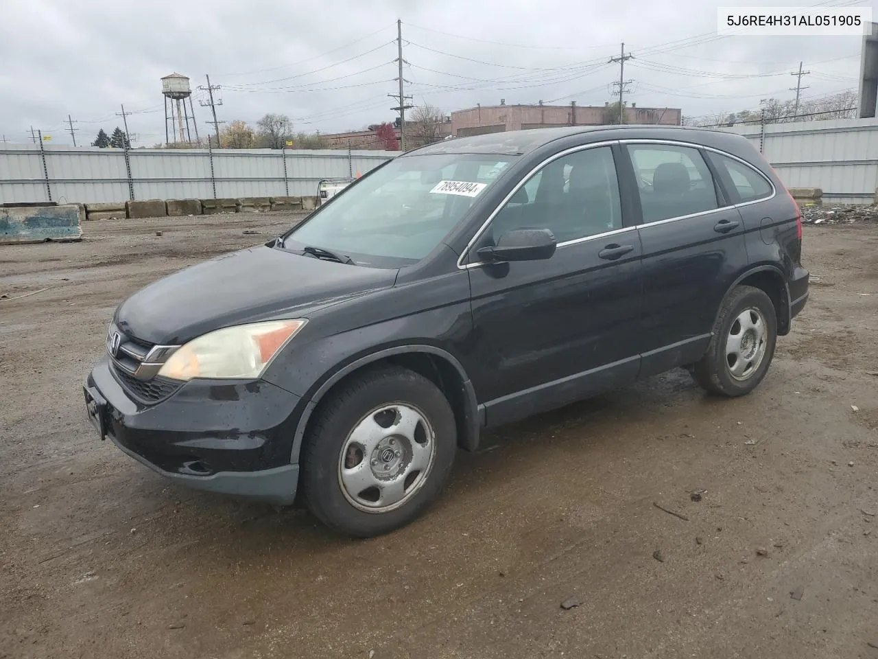 2010 Honda Cr-V Lx VIN: 5J6RE4H31AL051905 Lot: 78954094