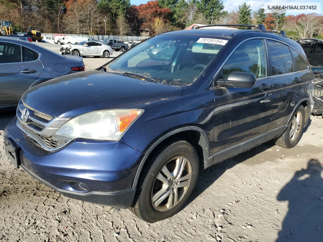 2010 Honda Cr-V Ex VIN: 5J6RE4H56AL037452 Lot: 79159154