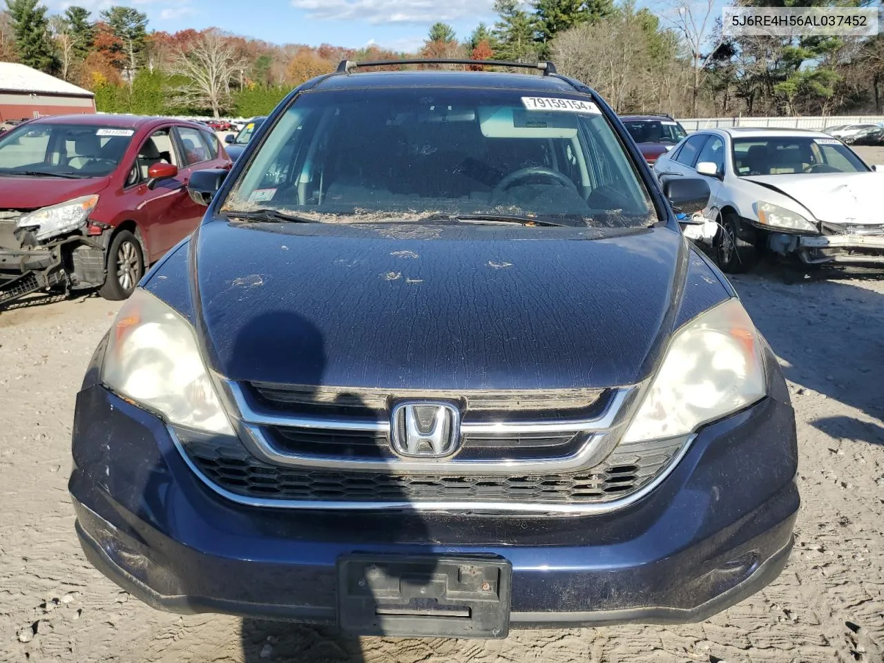 2010 Honda Cr-V Ex VIN: 5J6RE4H56AL037452 Lot: 79159154