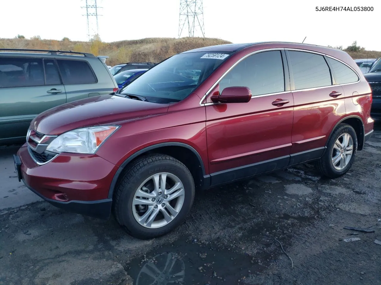 2010 Honda Cr-V Exl VIN: 5J6RE4H74AL053800 Lot: 79259124