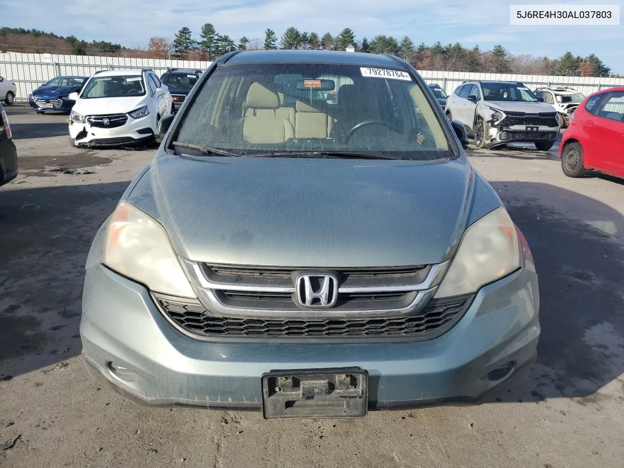 2010 Honda Cr-V Lx VIN: 5J6RE4H30AL037803 Lot: 79278764