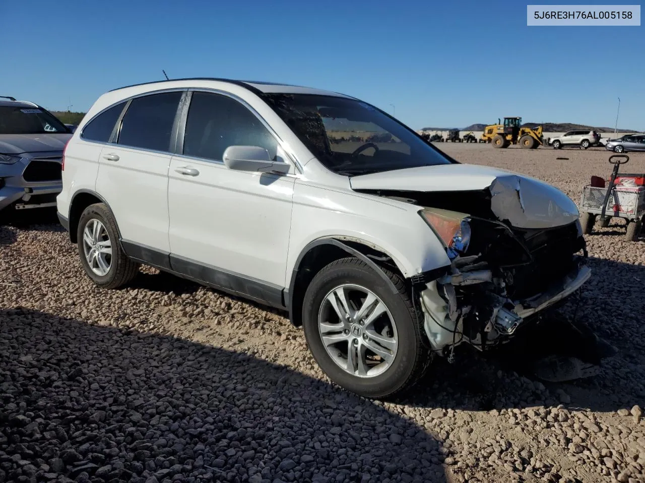 2010 Honda Cr-V Exl VIN: 5J6RE3H76AL005158 Lot: 79320964