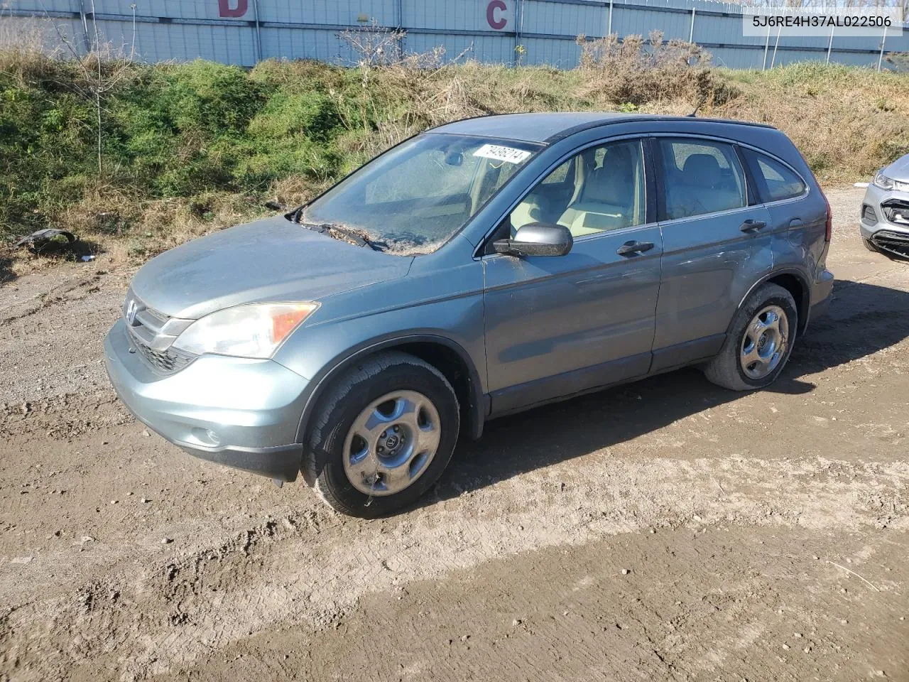 2010 Honda Cr-V Lx VIN: 5J6RE4H37AL022506 Lot: 79496214