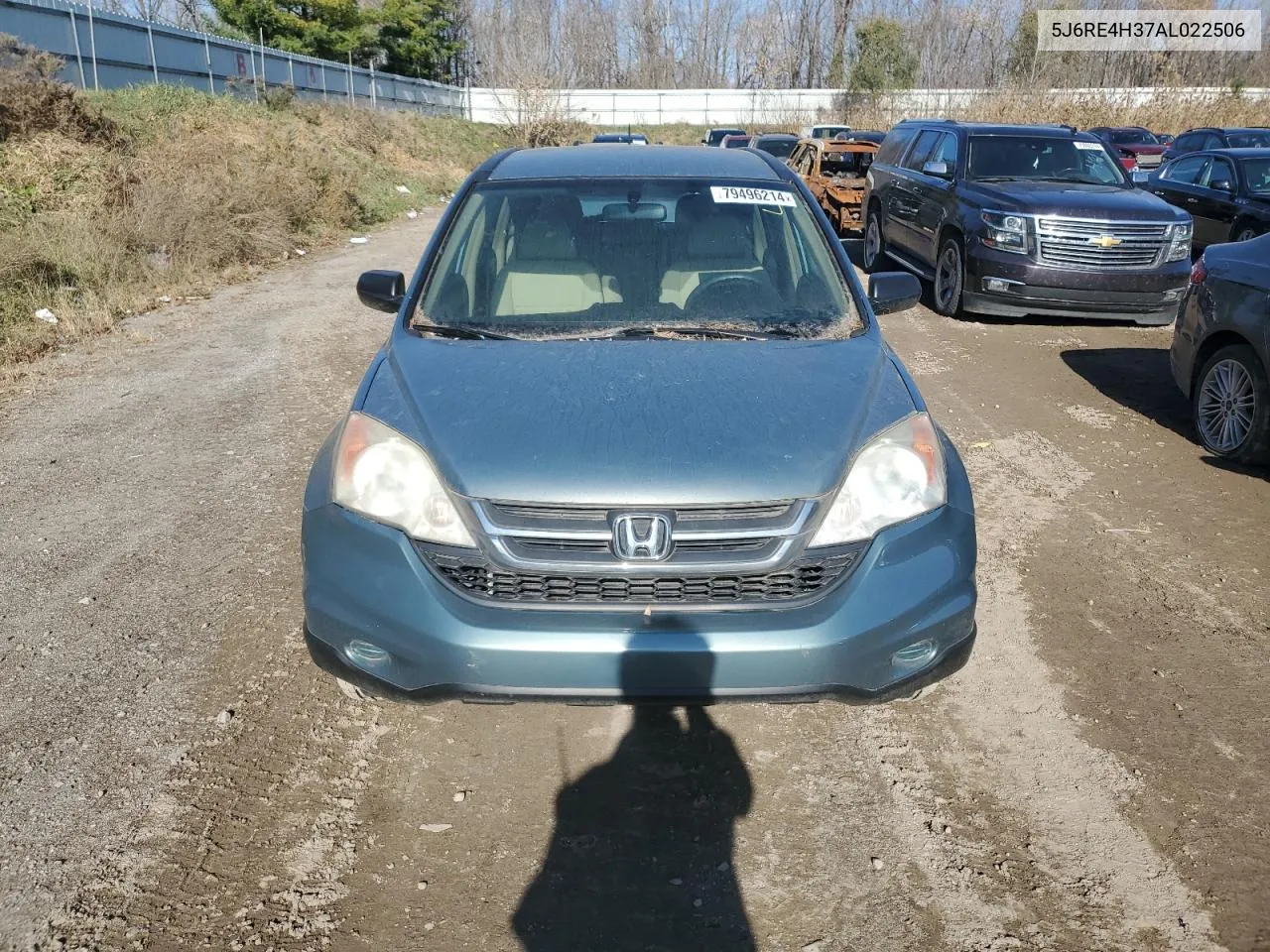 2010 Honda Cr-V Lx VIN: 5J6RE4H37AL022506 Lot: 79496214