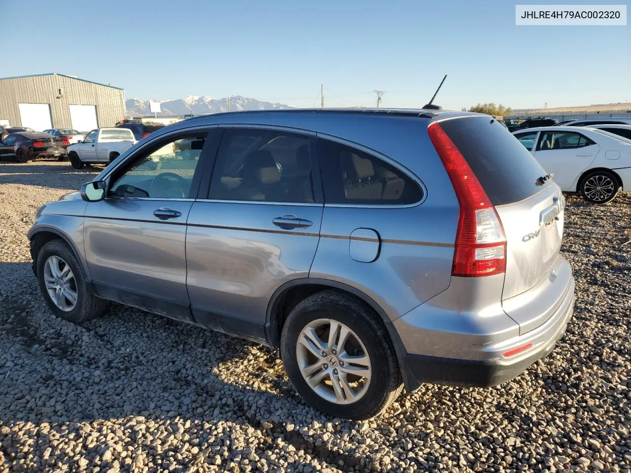 2010 Honda Cr-V Exl VIN: JHLRE4H79AC002320 Lot: 79750584