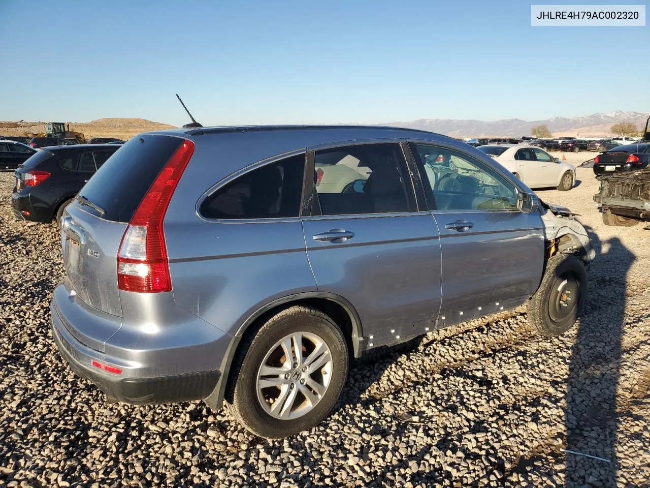 2010 Honda Cr-V Exl VIN: JHLRE4H79AC002320 Lot: 79750584