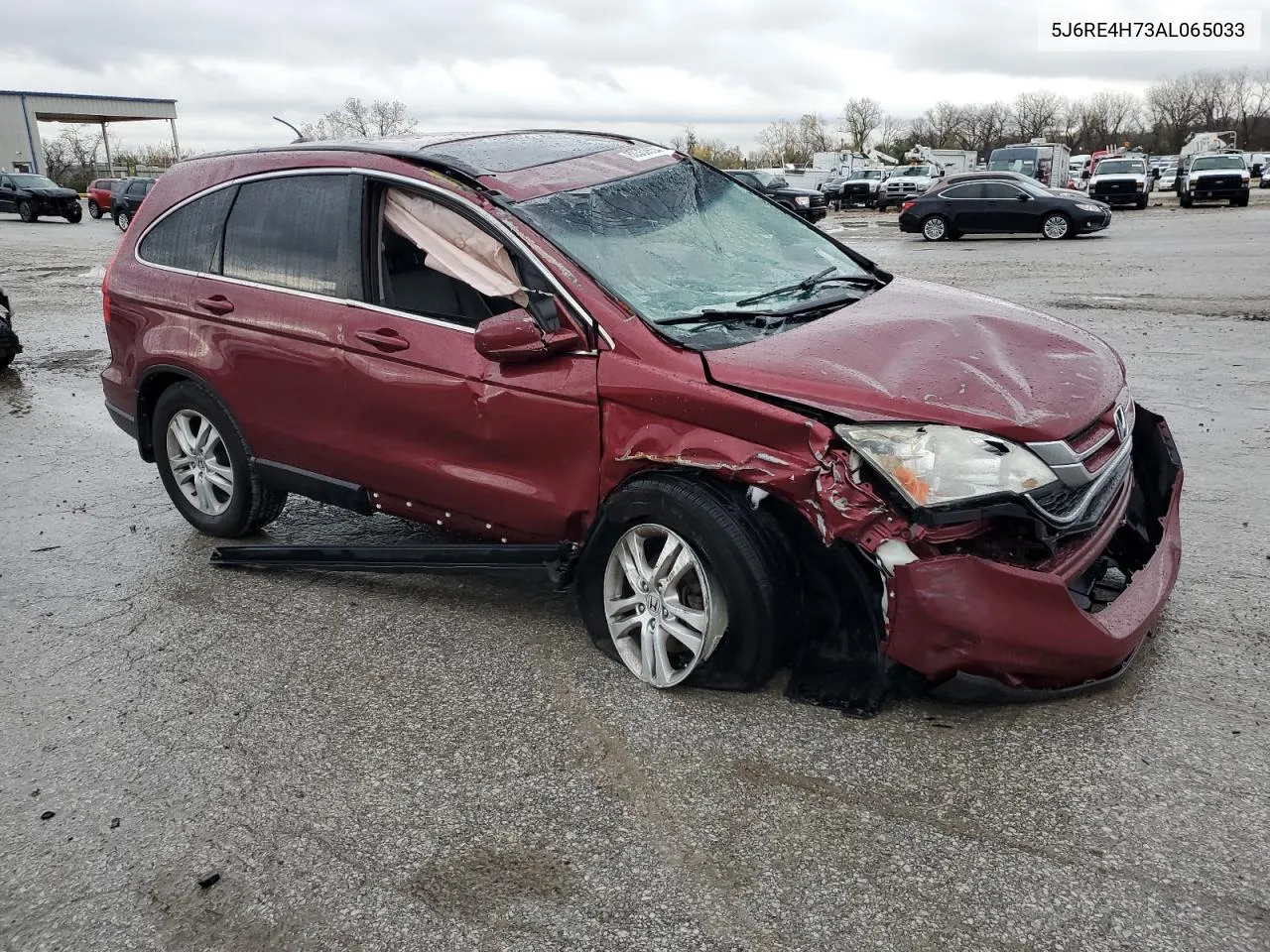 2010 Honda Cr-V Exl VIN: 5J6RE4H73AL065033 Lot: 80552654