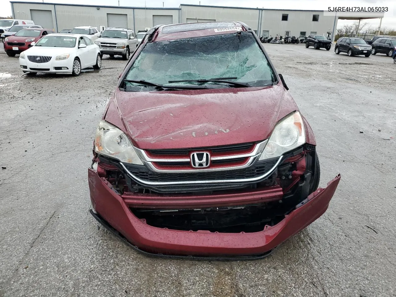 2010 Honda Cr-V Exl VIN: 5J6RE4H73AL065033 Lot: 80552654